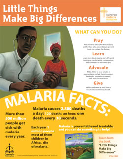 malaria poster