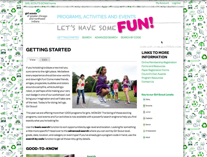 Girl Scouts gcnwi programs